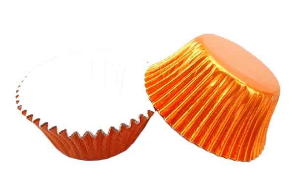 Orange Large - Plain Baking Cupcake Case (25 Pack) - Gateau Art