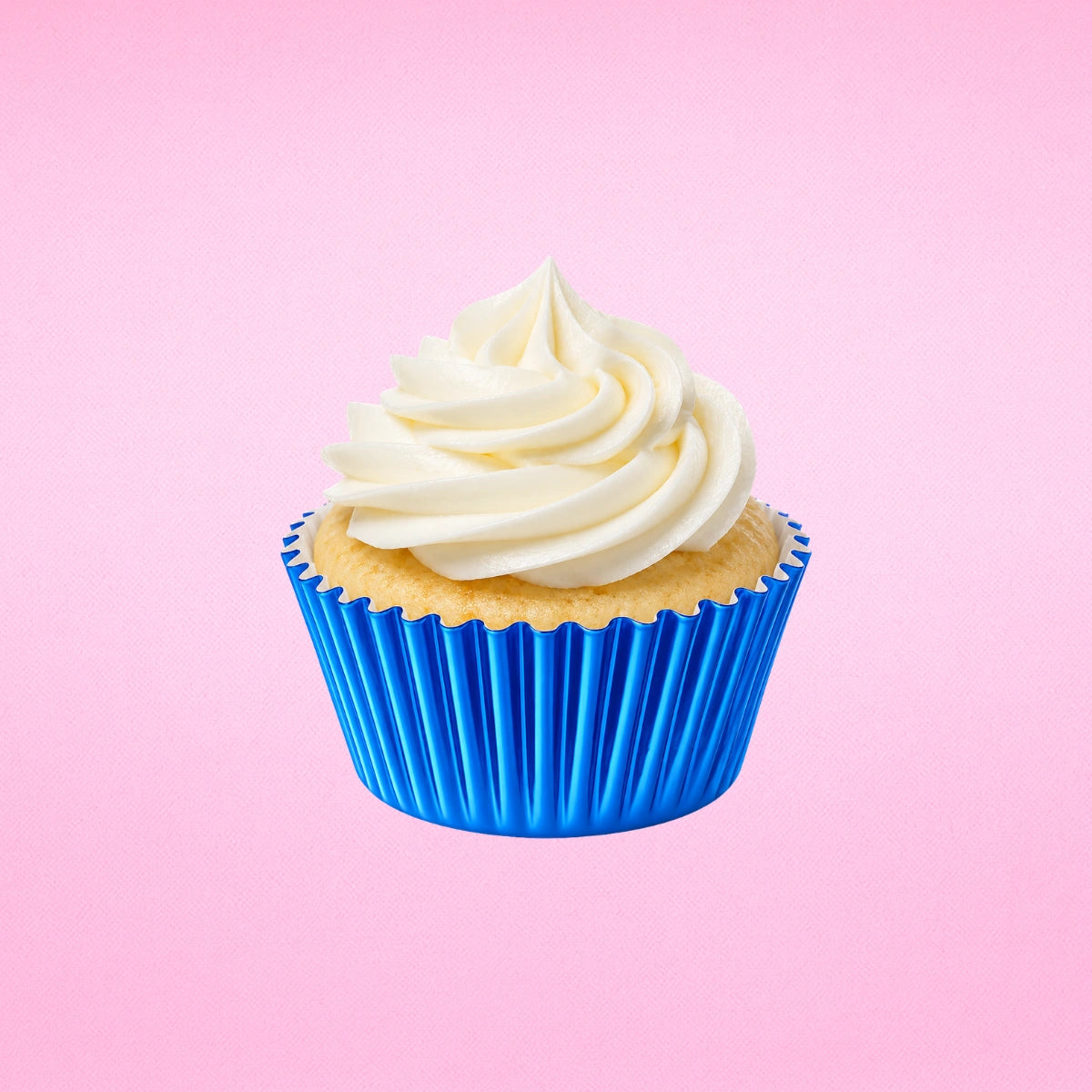 Royal Blue Mini 35mm Foil Cupcake Cases - 50 Pieces