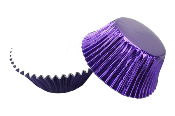 Purple Large - Plain Baking Cupcake Case (25 Pack) - Gateau Art