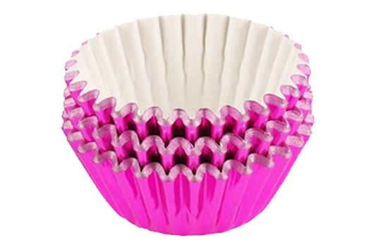 Hot Pink Mini Cupcake Cases 35mm (50 Pack) - Gateau Art