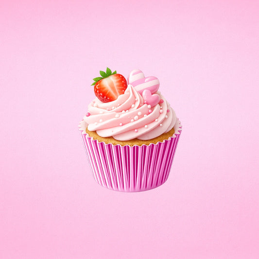 Hot Pink Mini 35mm Foil Baking Cups - 50 Pieces - Cupcake Cases