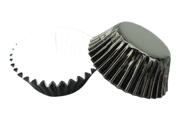 Black Mini Cupcake Cases 35mm (50 Pack) - Gateau Art
