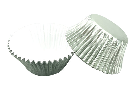Gun Large Foil - Plain Baking Cupcake Case (25 Pack) - Gateau Art