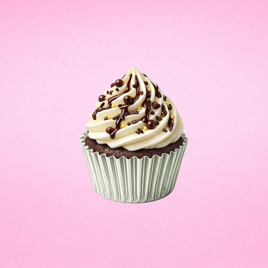 Gun Metal Mini 25mm Foil Cupcake Cases - 50 Pieces