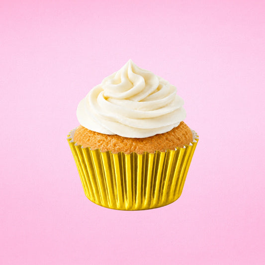 Antique Gold Mini 35mm Foil Cupcake Cases - 50 Pieces
