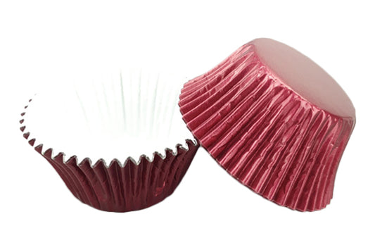 Burgundy Large - Plain Baking Cupcake Case (25 Pack) - Gateau Art