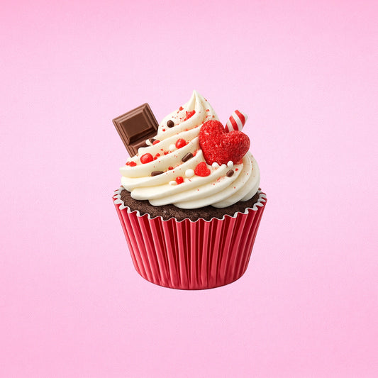 Burgundy Mini 25mm Foil Cupcake Cases - 50 Pieces