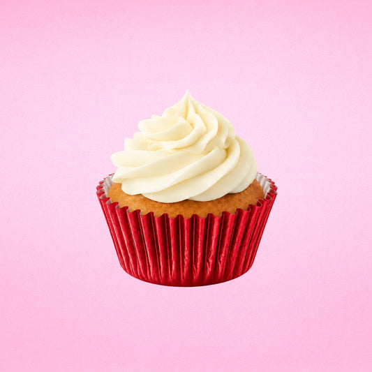 Burgundy Mini 35mm Foil Cupcake Cases - 50 Pieces