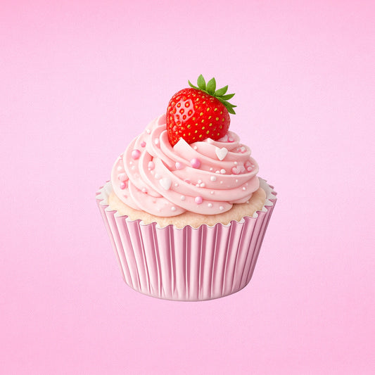 Light Pink Mini 35mm Foil Cupcake Cases - 50 Pieces