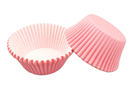 Pink Light Large Grease-Proof Cupcake Cases (50 Pack) - Gateau Art