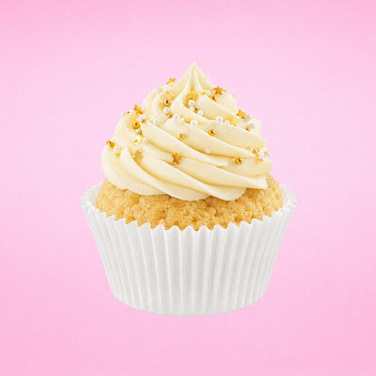 White Large Grease-Proof Cupcake Cases - 50 Pieces - Cupcake Case