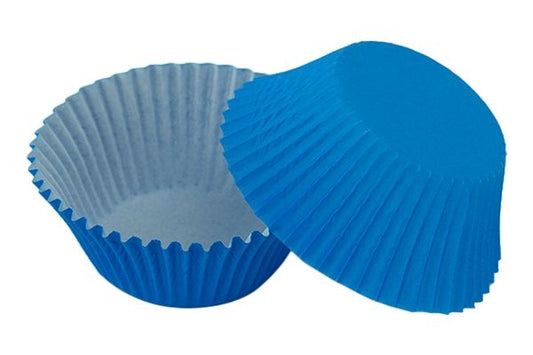 Blue Large Grease-Proof Cupcake Cases (50 Pack) - Gateau Art
