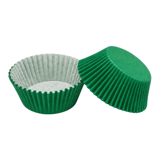 Dark Green Large Grease-Proof Cupcake Cases - 50 Pieces - Cupcake Case