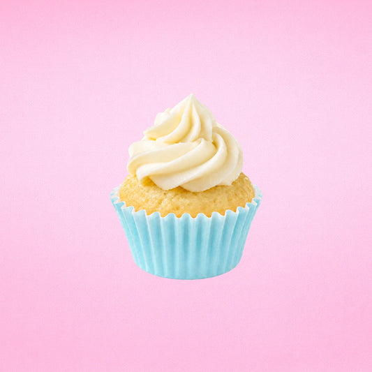 Light Blue Mini 25mm Grease-Proof Cupcake Cases - 50 Pieces - Cupcake Case
