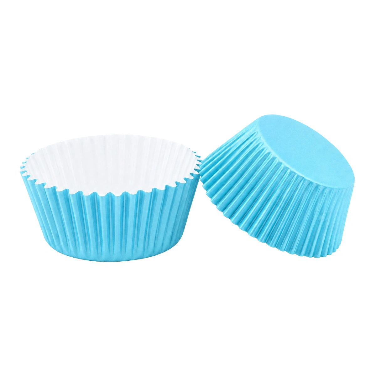 Light Blue Large Grease-Proof Cupcake Cases - 50 Pieces - Cupcake Case