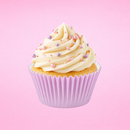 Purple Large Grease-Proof Cupcake Cases - 50 Pieces - Cupcake Case