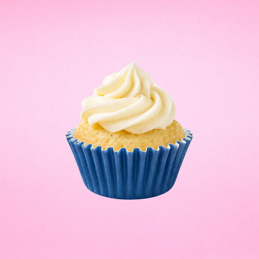 Navy Blue Mini 35mm Grease-Proof Cupcake Cases - 50 Pieces - Cupcake Case