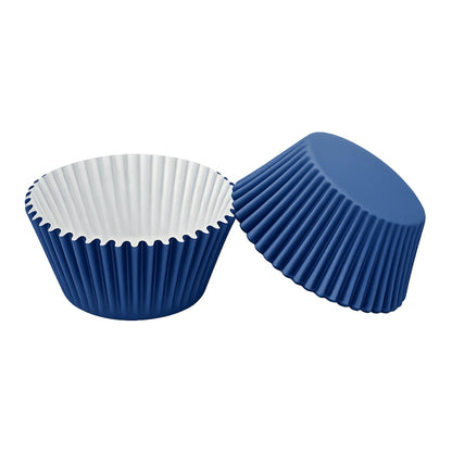 Navy Blue Large Grease-Proof Cupcake Cases - 50 Pieces - Cupcake Case