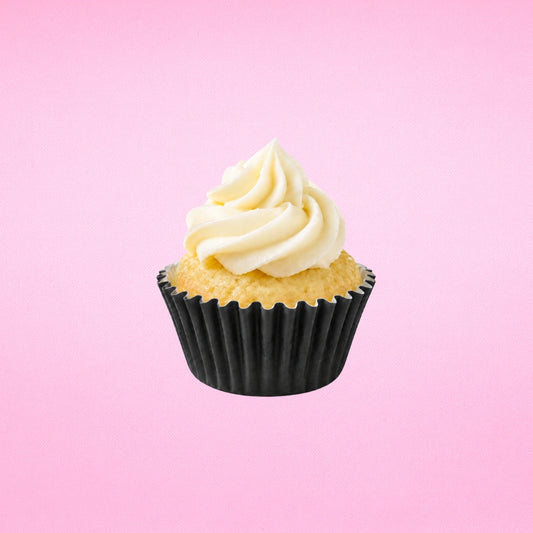 Black Mini 25mm Grease-Proof Cupcake Cases - 50 Pieces - Cupcake Case