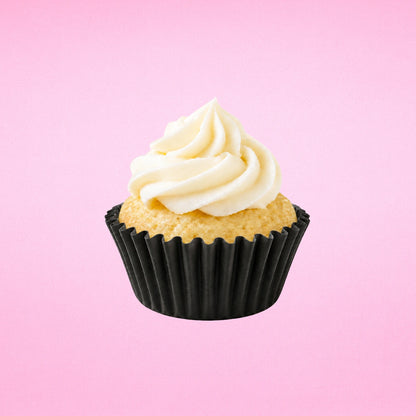 Black Mini 35mm Grease-Proof Cupcake Cases - 50 Pieces - Cupcake Case