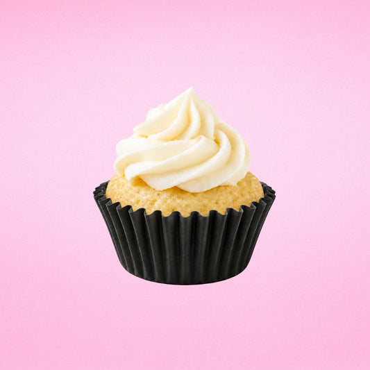 Black Mini 35mm Grease-Proof Cupcake Cases - 50 Pieces - Cupcake Case