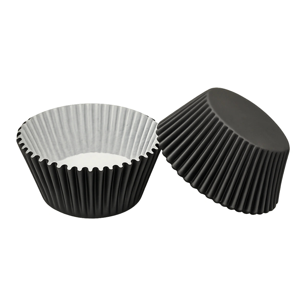 Black Large Grease-Proof Cupcake Cases - 50 Pieces - Cupcake Case