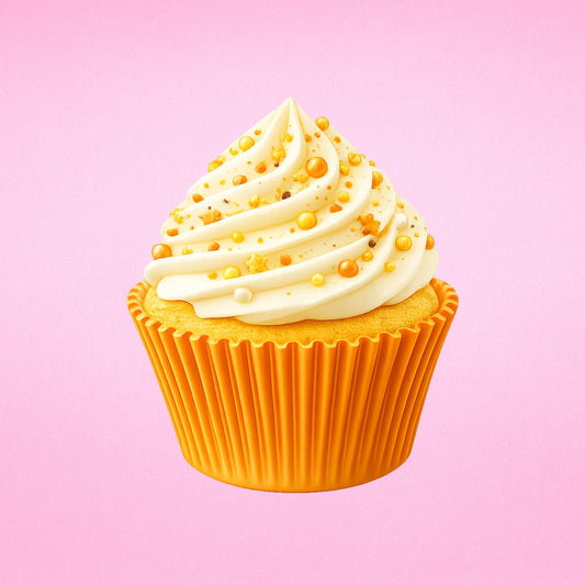 Orange Large Grease-Proof Cupcake Cases - 50 Pieces - Cupcake Case