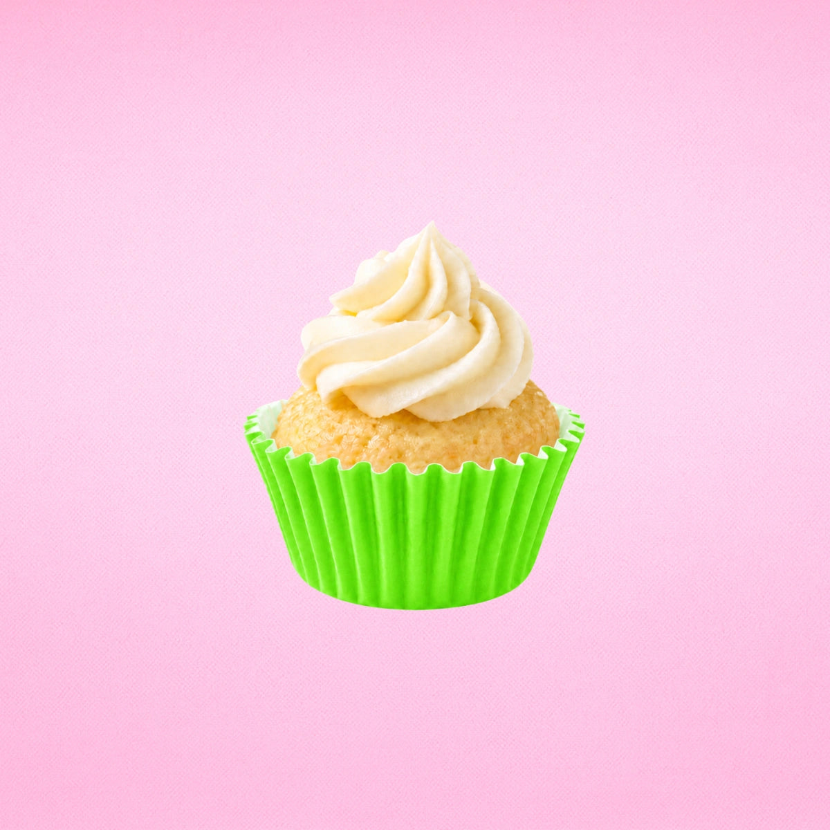 Light Green Mini 25mm Grease-Proof Cupcake Cases- 50 Pieces - Cupcake Case