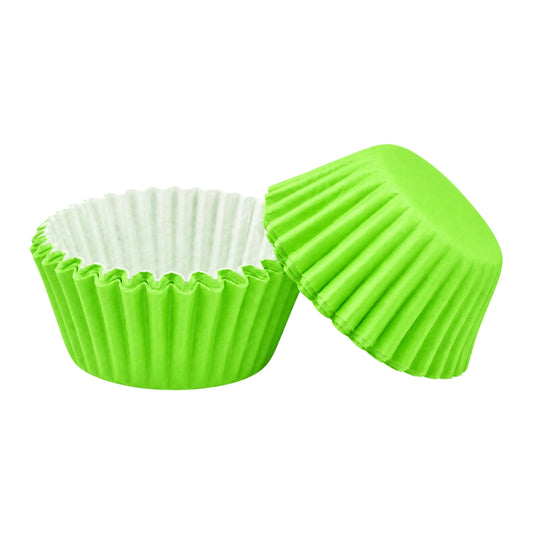 Light Green Mini 35mm Grease-Proof Cupcake Cases - 50 Pieces - Cupcake Case
