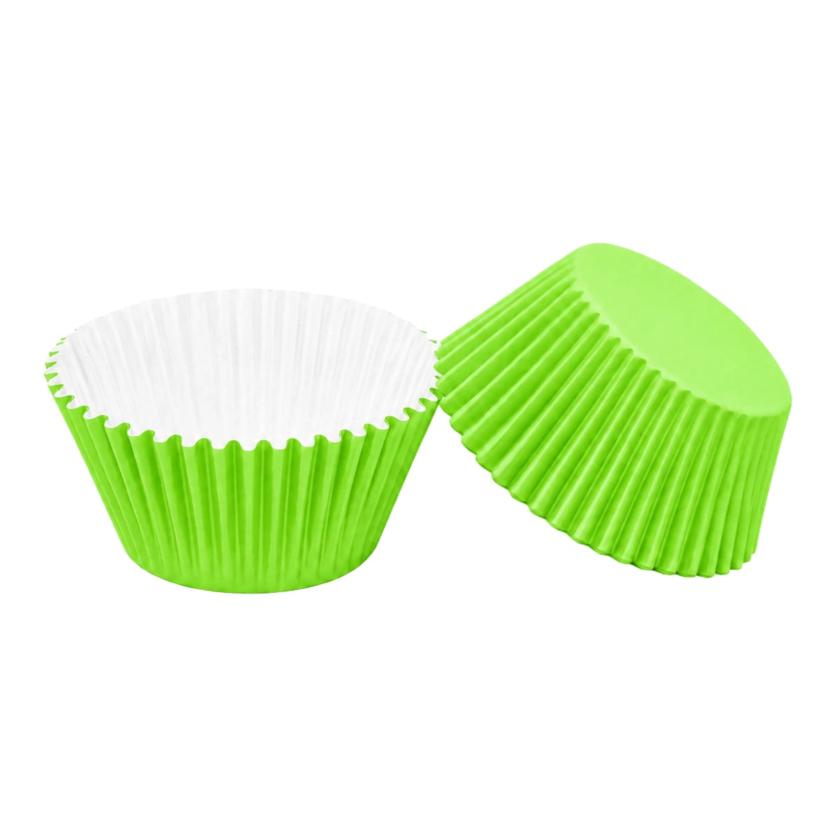 Light Green Large Grease-Proof Cupcake Cases - 50 Pieces - Cupcake Case