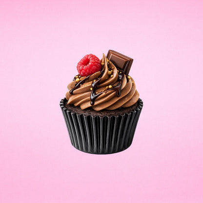 Black Mini 2.5cm Base - 500Pieces Foil Baking Bulk Cupcake Cases Liner