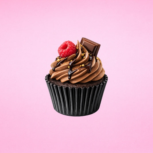 Black Mini 2.5cm Base - 500Pieces Foil Baking Bulk Cupcake Cases Liner
