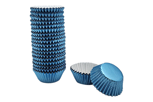 Blue Mini Base - Baking Bulk Cupcake Cases Liner 3.5cm (500 Pack) - Gateau Art
