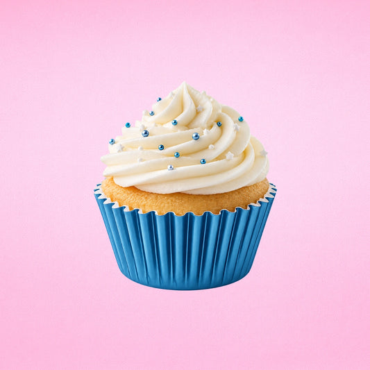 Blue Mini 3.5cm Base - 500Pieces Paper Baking Bulk Cupcake Cases Liner