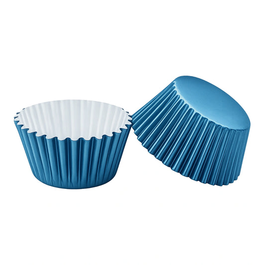 Blue Mini 3.5cm Base - 500Pieces Paper Baking Bulk Cupcake Cases Liner