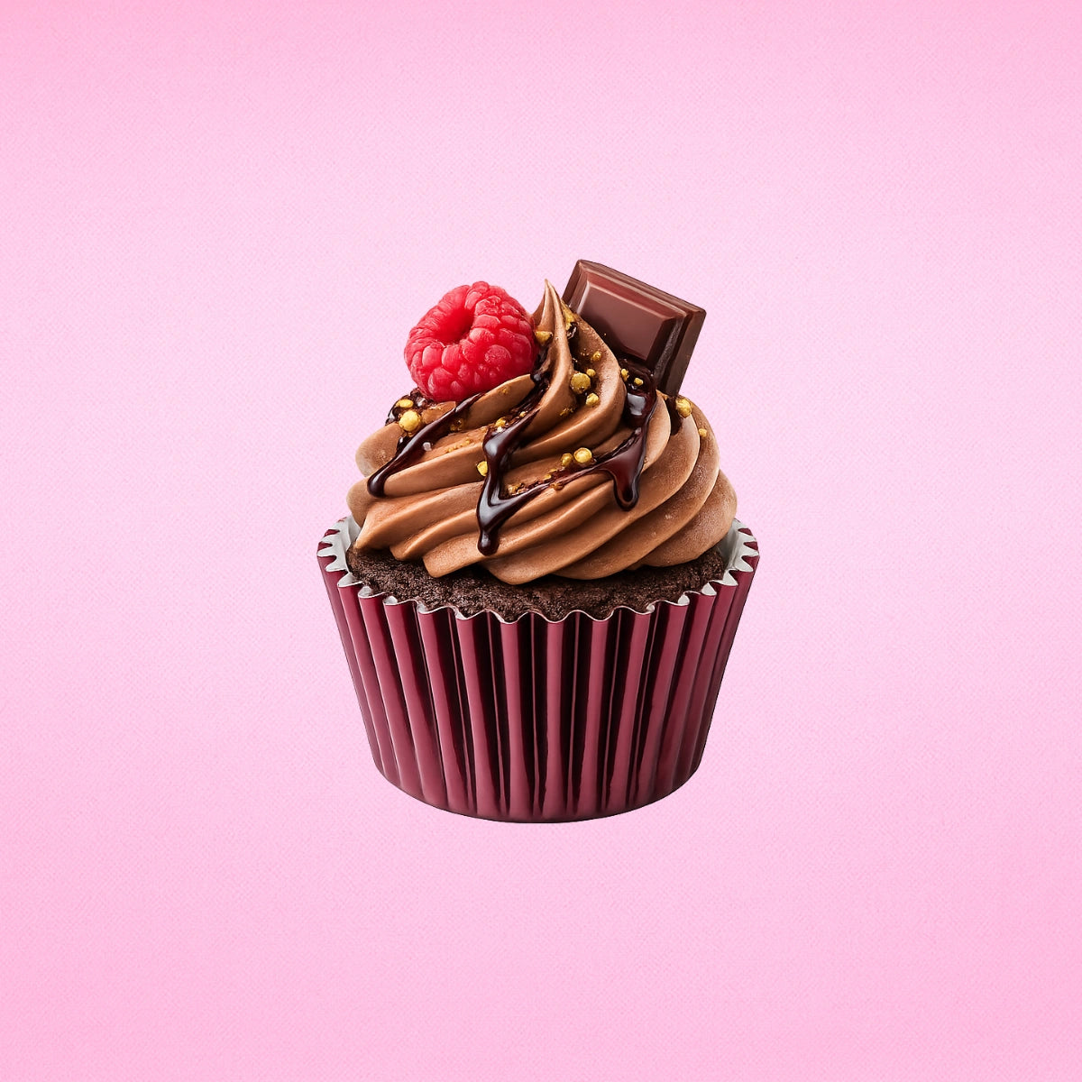 Burgundy Mini 2.5cm Base - 500Pieces Foil Baking Bulk Cupcake Cases Liner
