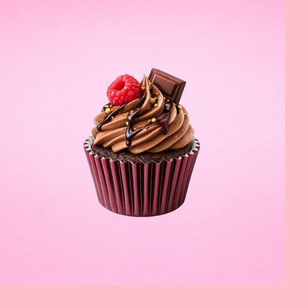 Burgundy Mini 2.5cm Base - 500Pieces Foil Baking Bulk Cupcake Cases Liner