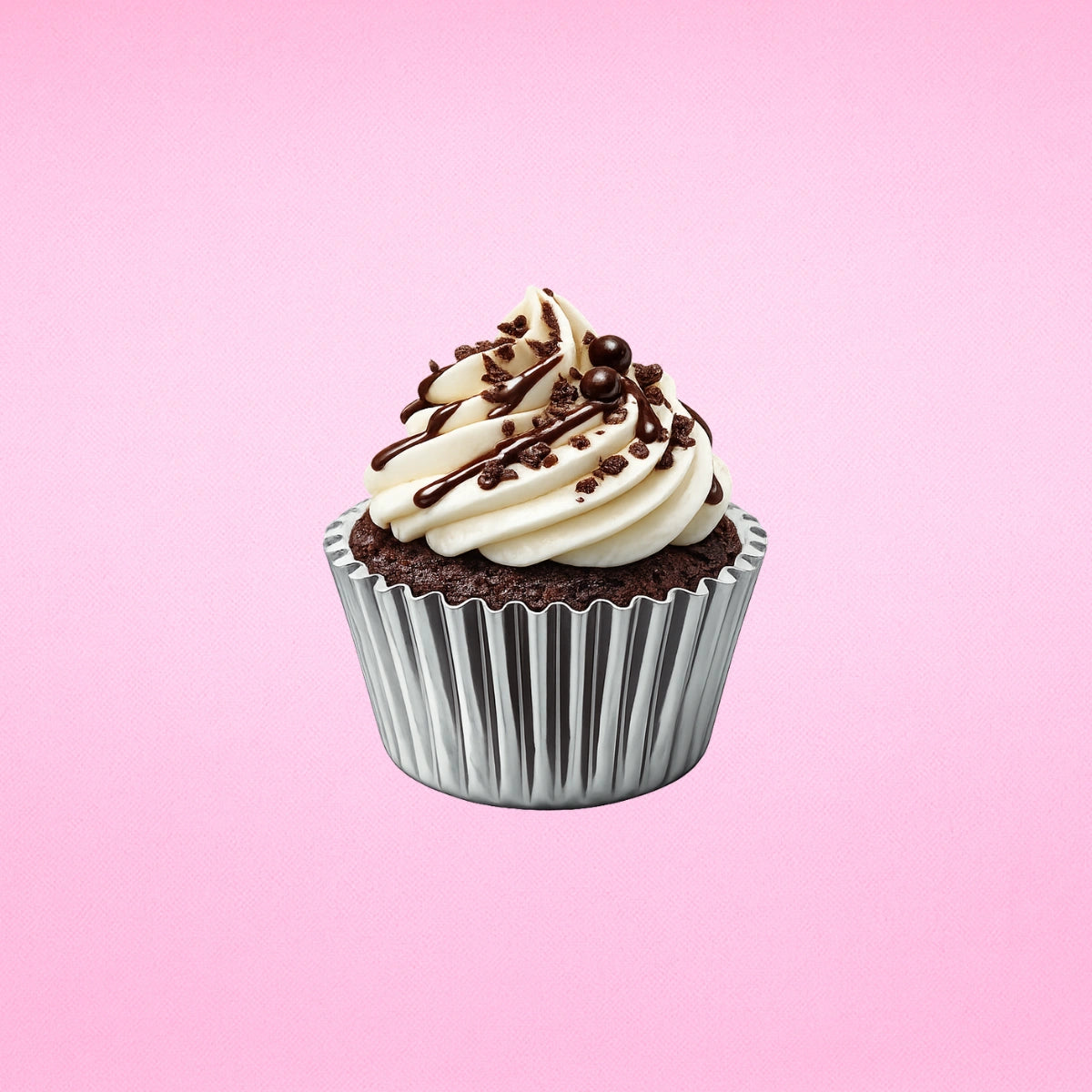 Gun Metal Mini 2.5cm Base - 500Pieces Foil Baking Bulk Cupcake Cases Liner