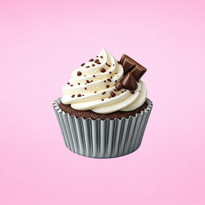 Gun Metal Mini 3.5cm Base - 500Pieces Foil Baking Bulk Cupcake Cases Liner