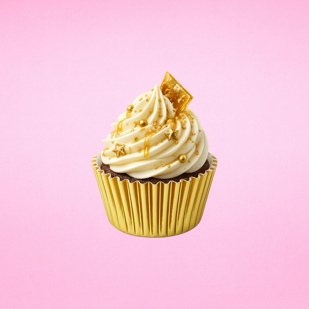 Light Gold Mini 2.5cm Base - 500Pieces Foil Baking Bulk Cupcake Cases Liner