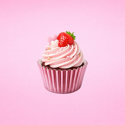Light Pink Mini 2.5cm Base - 500Pieces Foil Baking Bulk Cupcake Cases Liner