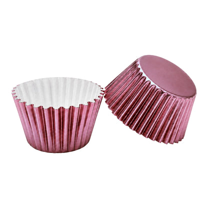 Light Pink Mini 2.5cm Base - 500Pieces Foil Baking Bulk Cupcake Cases Liner