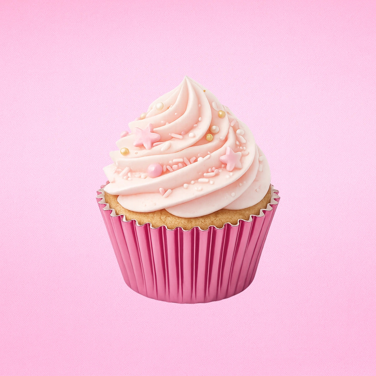 Pink Light Mini Base - Baking Bulk Cupcake Cases Liner 3.5cm (500 Pack) - Iconic Cake Art