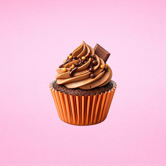 Orange Mini 2.5cm Base - 500Pieces Foil Baking Bulk Cupcake Cases Liner