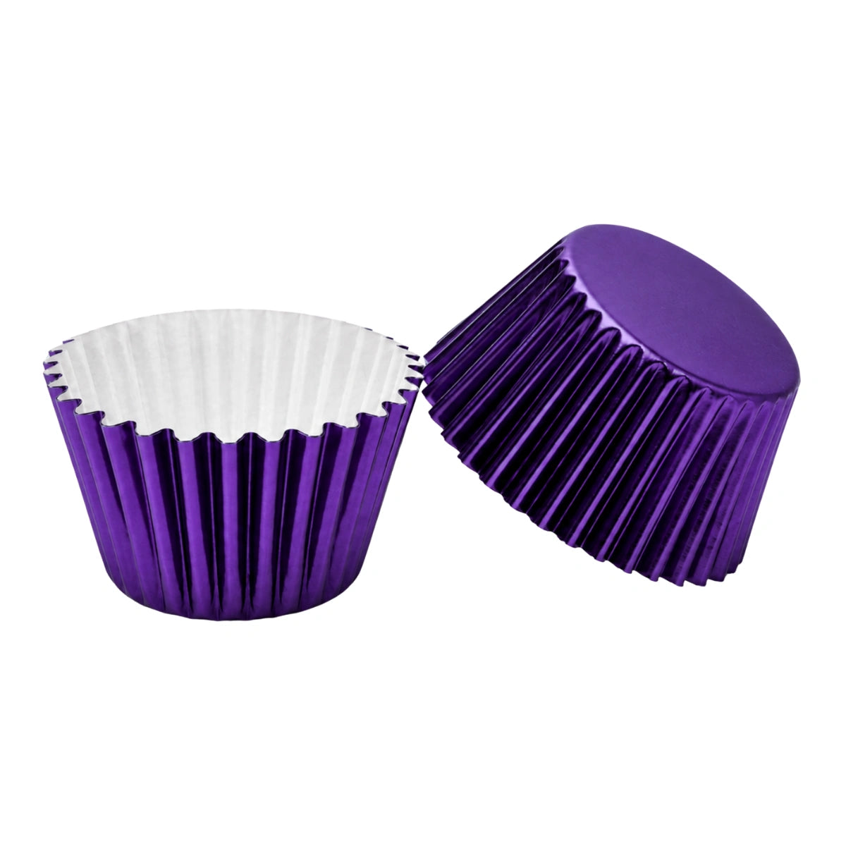 Purple Mini 2.5cm Base - 500Pieces Foil Baking Bulk Cupcake Cases Liner