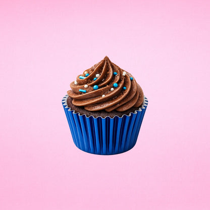 Royal Blue Mini 2.5cm Base - 500Pieces Foil Baking Bulk Cupcake Cases Liner
