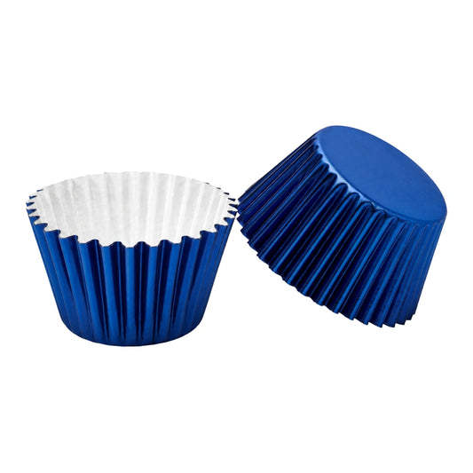 Royal Blue Mini 2.5cm Base - 500Pieces Foil Baking Bulk Cupcake Cases Liner