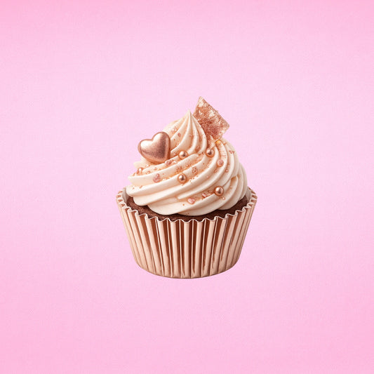 Rose Gold Mini 2.5cm Base - 500Pieces Foil Baking Bulk Cupcake Cases Liner