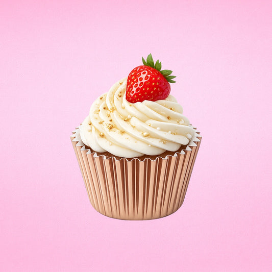 Rose Gold Mini 3.5cm Base - 500Pieces Foil Baking Bulk Cupcake Cases Liner