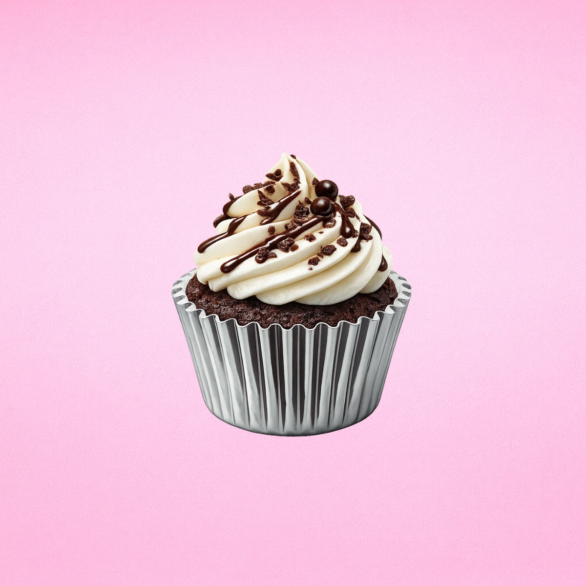 Silver Mini 2.5cm Base - 500Pieces Foil Baking Bulk Cupcake Cases Liner